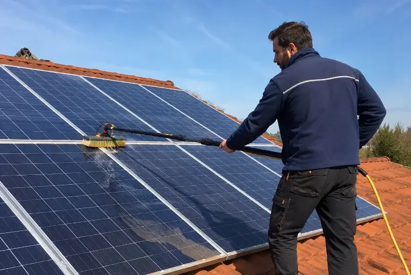 Nettoyage et entretien de panneaux solaires à Marignane
